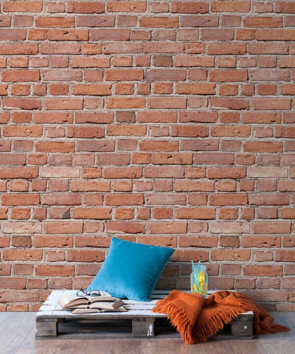 Classic Red Brick Wallpaper • Panel Insitu