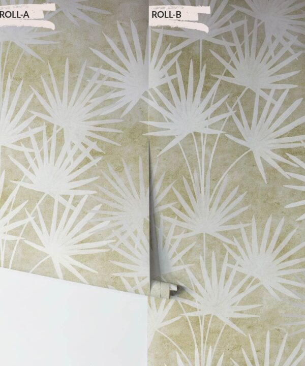 Oriental Palm leaf wallpaper