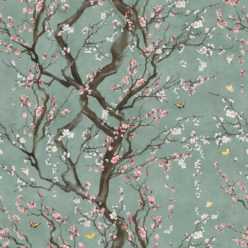 Floral Japanese Wallpaper