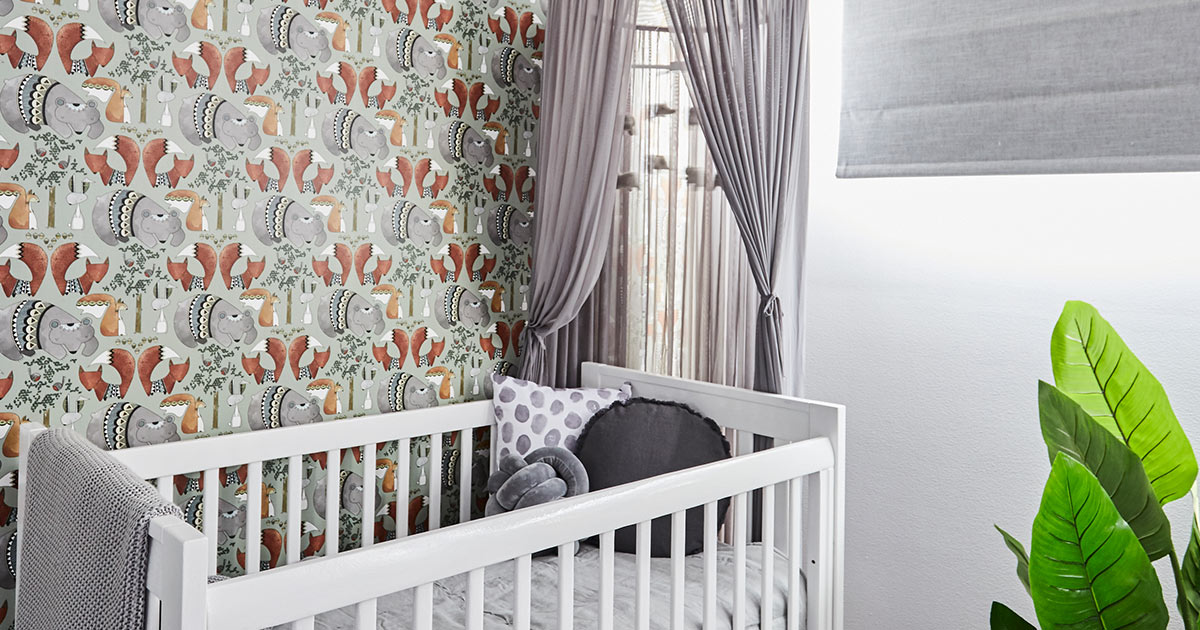 Animal Wallpaper Nursery • Designer Kids Wallpaper • Milton & King UK