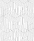 Black Lined Geometric Illusions Wallpaper • Geometric Wallpaper • Milton & King