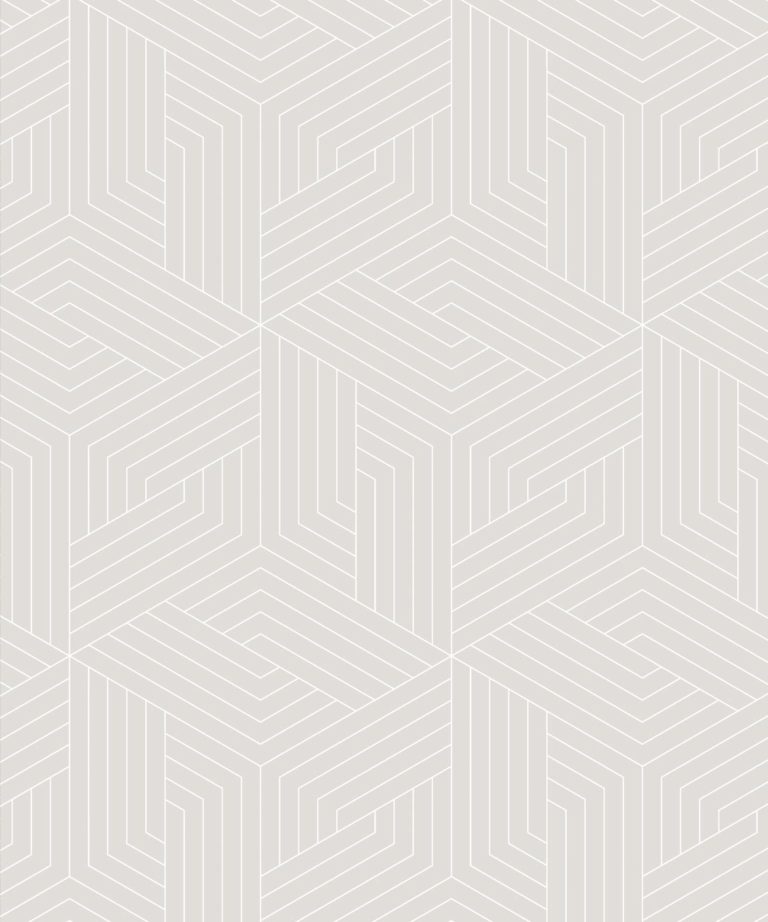 Warm Grey Geometric Illusions Wallpaper • Geometric Wallpaper • Milton & King