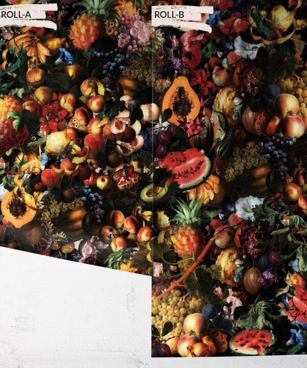 Fruitta Vivid Wallpaper • Kitchen Wallpaper • Floral Wallpaper • Milton & King