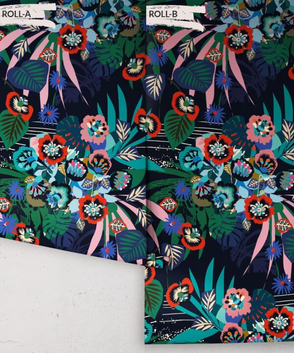 Kyoto Wallpaper • Kimono Wallpaper • Japanese Wallpaper • Deep Colourful Wallpaper • Rolls