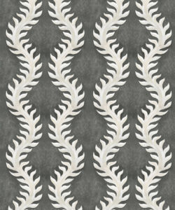 Fern Wallpaper • Gray Wallpaper • Swatch