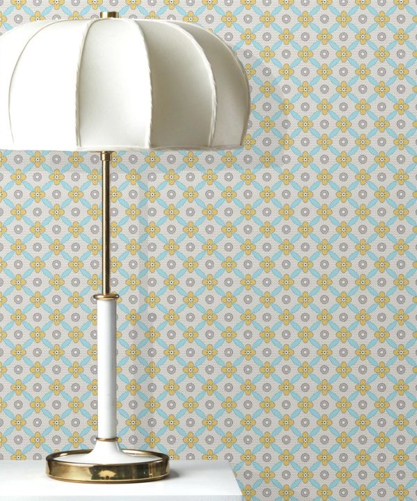 Petite Wallpaper • Mustard • Insitu