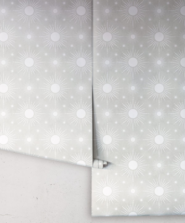 Sun Light Star Bright Wallpaper • Beige • Rolls