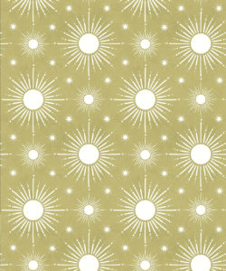 Sun Light Star Bright Wallpaper • Chartreuse • Swatch