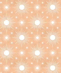 Sun Light Star Bright Wallpaper • Salmon• Swatch