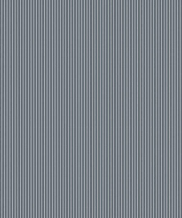 Ticking Stripe Wallpaper • Grey Wallpaper • Swatch