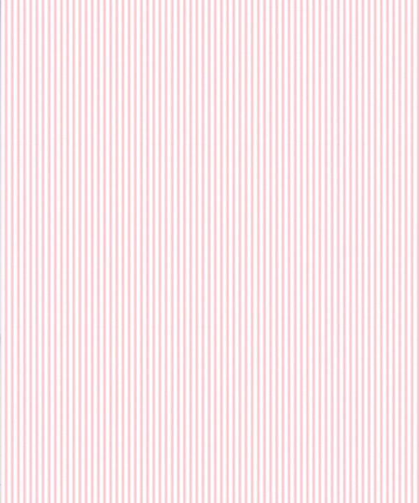 Ticking Stripe Wallpaper • Pink Wallpaper • Swatch