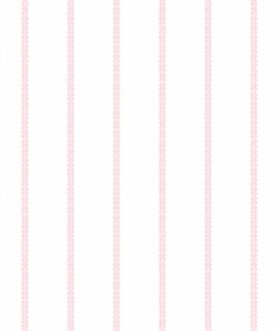 Chemin Wallpaper • Striped Wallpaper • Blush • Swatch