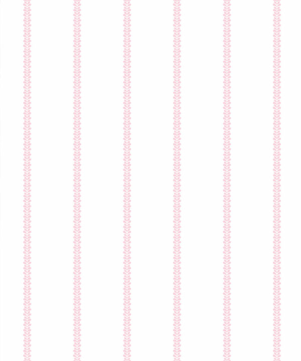 Chemin Wallpaper • Striped Wallpaper • Blush • Swatch