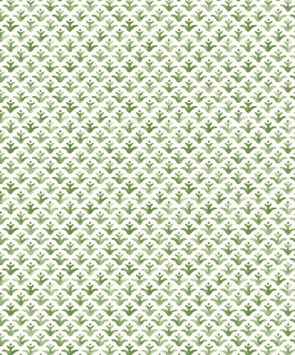 Astor Wallpaper • Green Wallpaper • Moss • Swatch