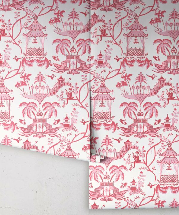 Mulberry Wallpaper • Dianne Bergeron • Peony • Rolls