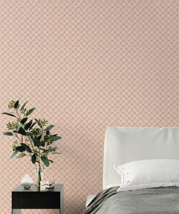 Thompson Wallpaper • Dianne Bergeron • Teracotta • Insitu