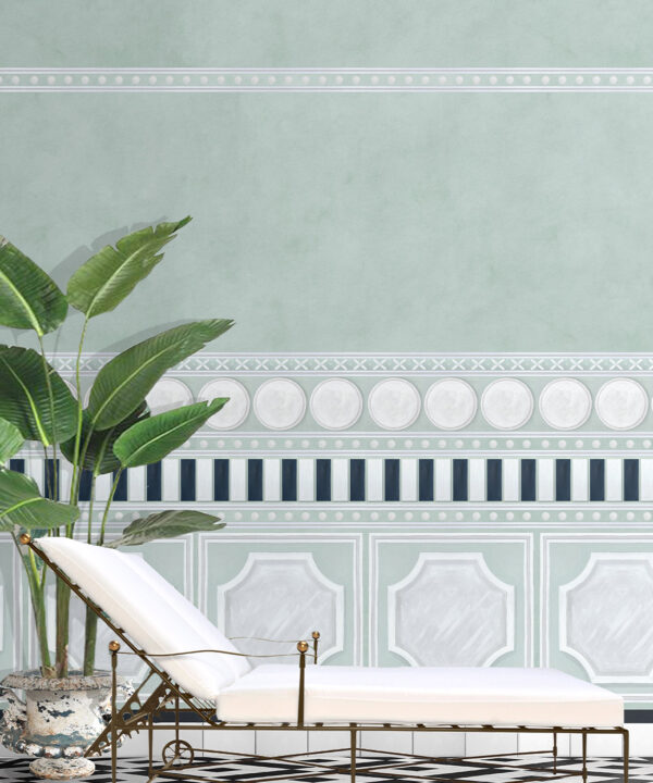 Fresco Mural • Mint • Insitu