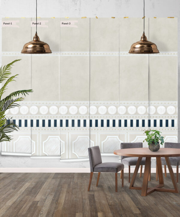 Fresco Mural • Beige • Panels