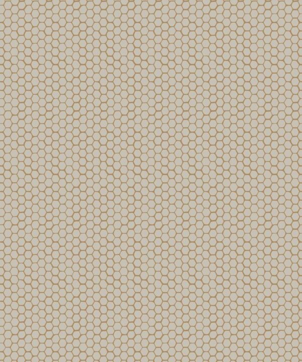 Honeycomb Geo Wallpaper • Hackney & Co. • Dusty • Swatch