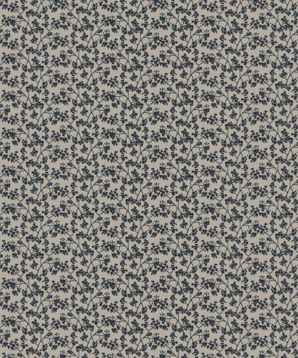 Seed Scattering Wallpaper • Hackney & Co. • Stone Navy • Swatch