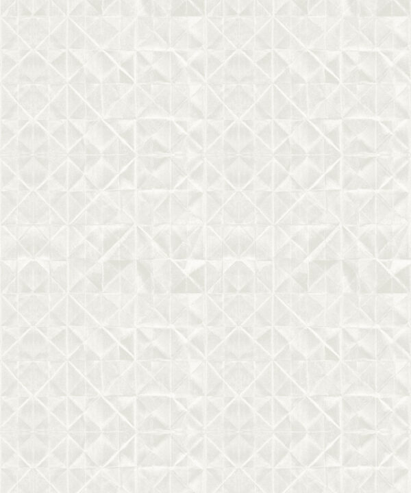 Fold Wallpaper • Shibori • White • Swatch