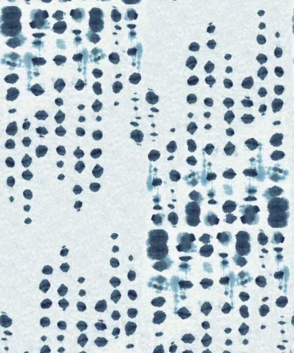 Love Notes Wallpaper • Shibori • Indigo • Swatch