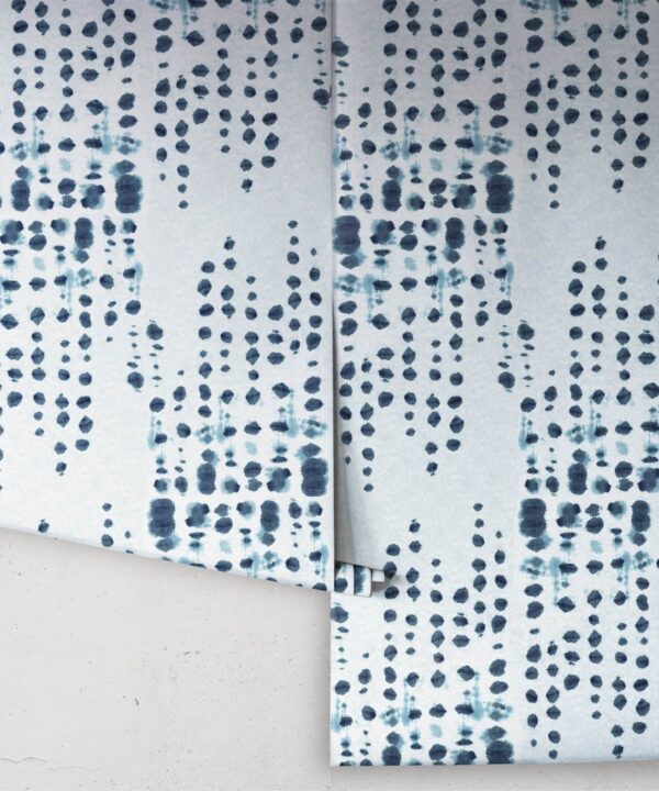 Love Notes Wallpaper • Shibori • Indigo • Rolls