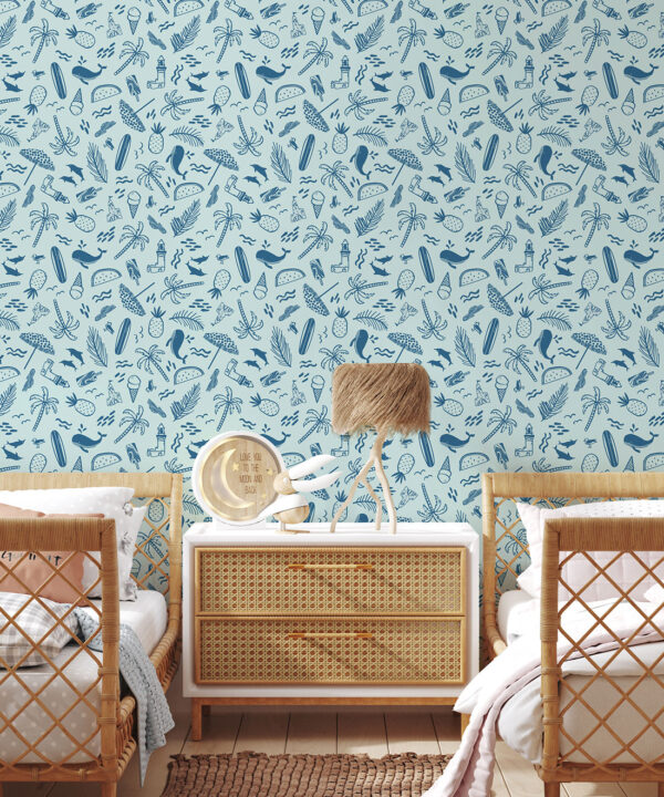 Byron Bay Wallpaper • Beach Wallpaper • Kids Wallpaper • Insitu