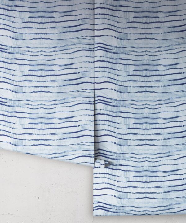 Lyrical Wallpaper • Shibori • Indigo • Rolls