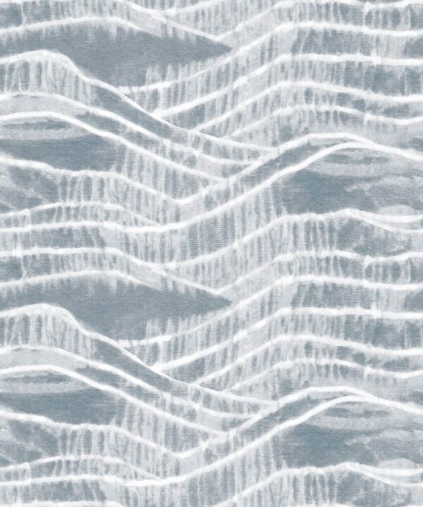 Vista Wallpaper • Shibori • Washed Denim Reversed • Swatch