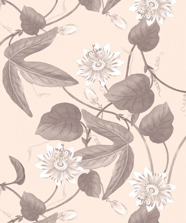 Passiflora Wallpaper • Sand • Swatch