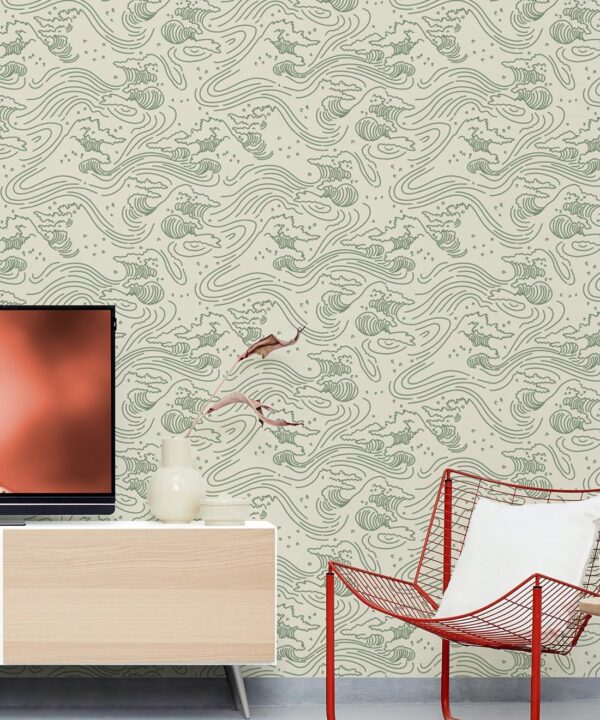 Pororoca Wave Wallpaper • Sand • Insitu