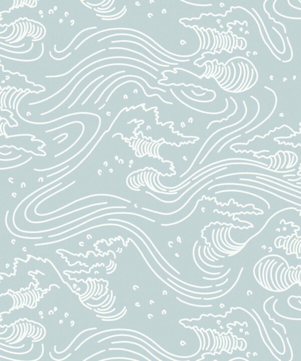 Pororoca Wave Wallpaper • Sky • Swatch