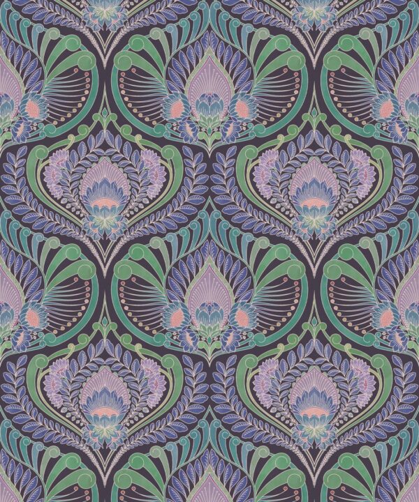 Baroque Fusion Wallpaper • Ornate Luxurious • Multi • Swatch