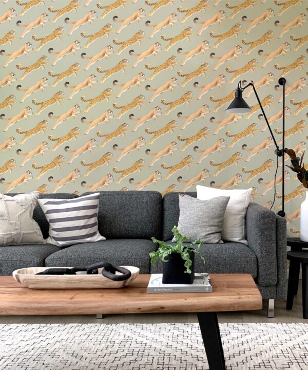 Amazon Big Cat Wallpaper • Jaguars & Pumas • Olive • Insitu