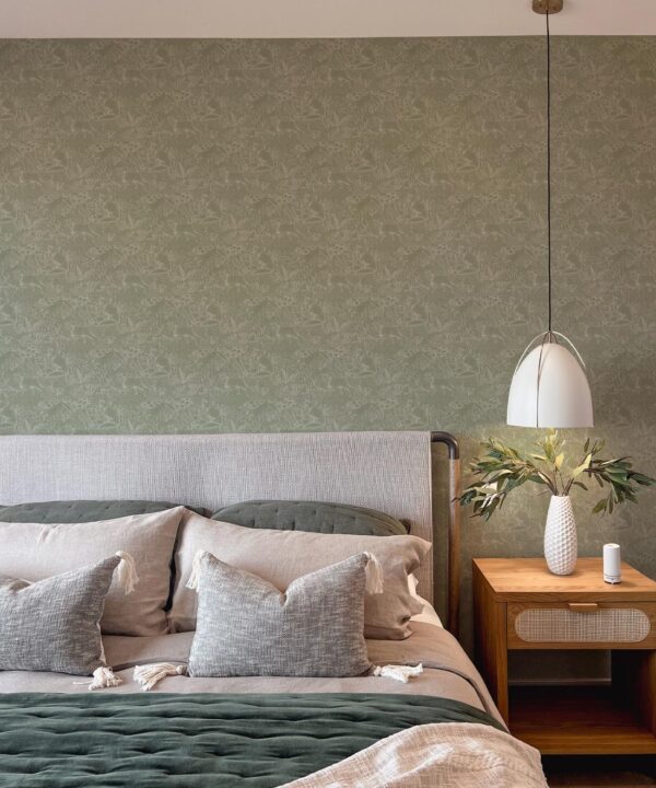 Fox Wallpaper • Animal Wallpaper • Sage • Insitu