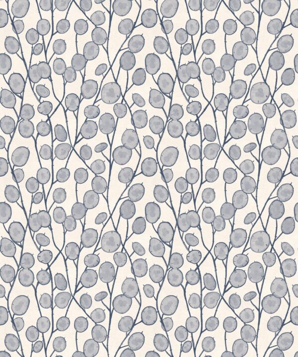 Lunaria Wallpaper • Floral Wallpaper • Linen • Swatch