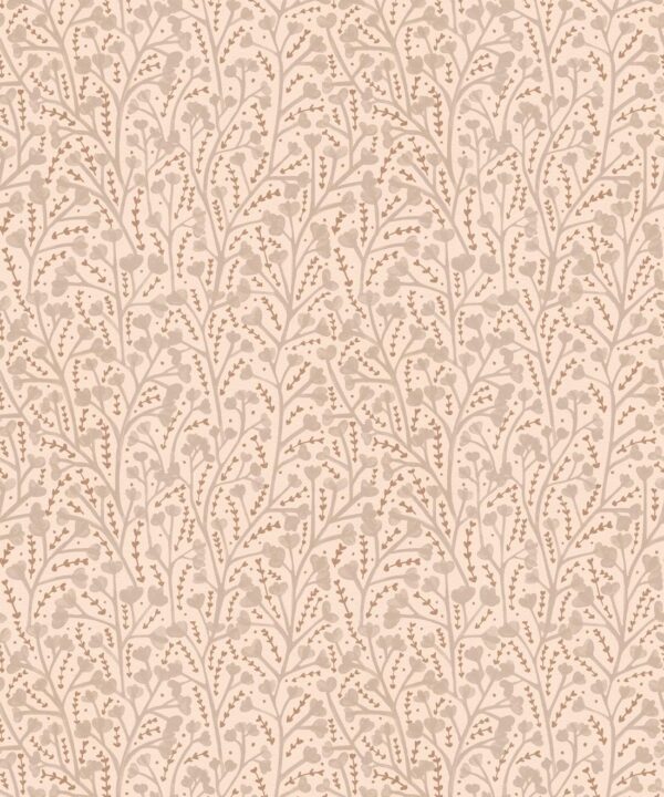 Petals Wallpaper • Floral Wallpaper • Cream • Swatch