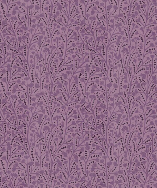 Petals Wallpaper • Floral Wallpaper • Lavender • Swatch