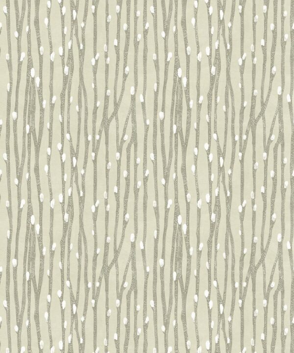 Pussy Willow Wallpaper • Floral Wallpaper • Willow • Swatch