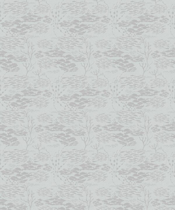 Shoal Wallpaper • Floral Wallpaper • Light Gray • Swatch