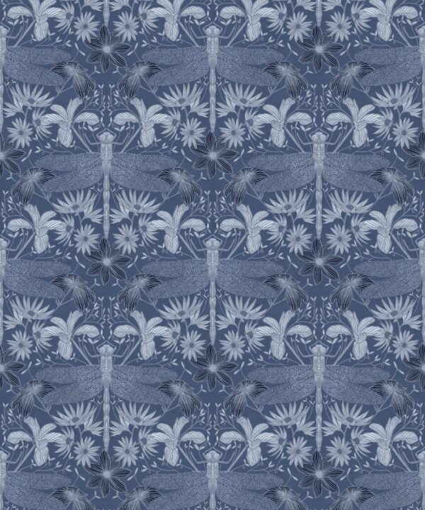 Starseed Wallpaper • Floral Wallpaper • Grey • Swatch