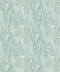 Antique Straight Wallpaper • Floral Wallpaper • Sea Spray • Swatch