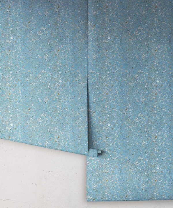 Marble Confetti Wallpaper • Marble Wallpaper • French Blue • Rolls