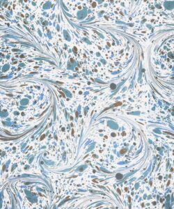 Marble Swirls Wallpaper • Blue • Insitu • Swatch