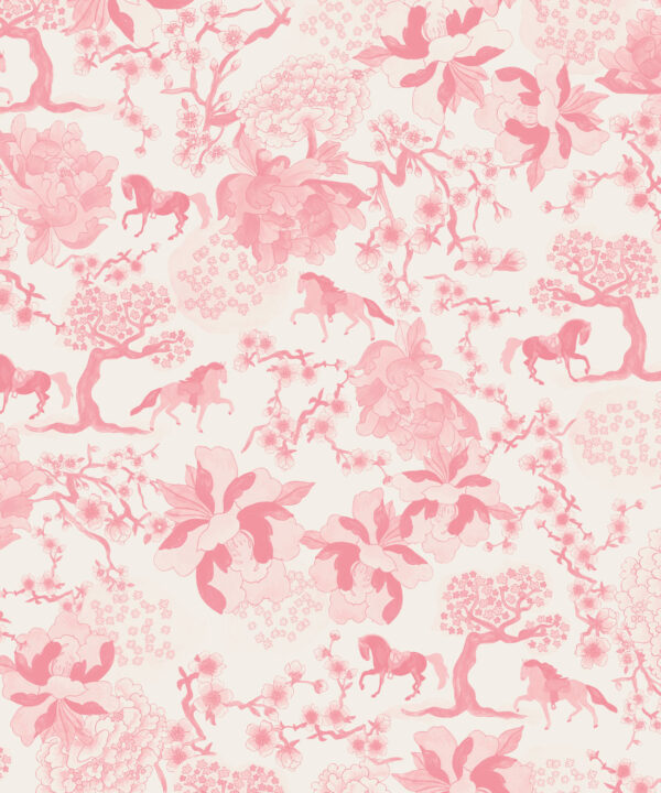 Gallop Wallpaper • Horse Wallpaper • Fleur • Swatch