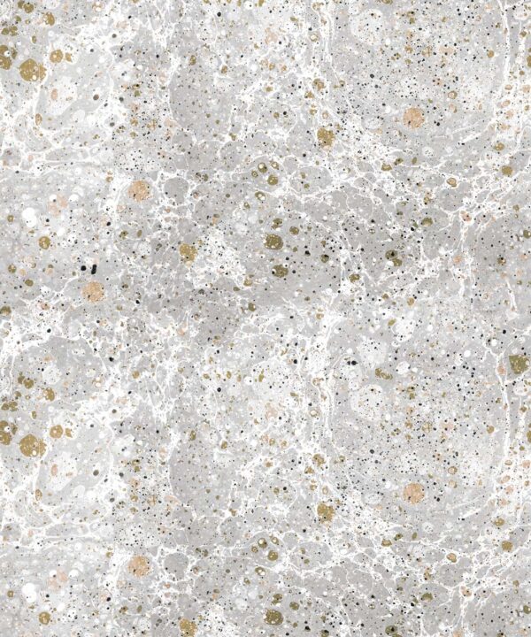 Rock Marbling Wallpaper • Natural Stone • Grey • Swatch