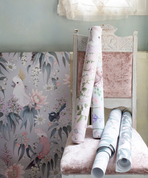 Bush Melody Wallpaper by Fleur Harris • Rolls • Milton & King UK