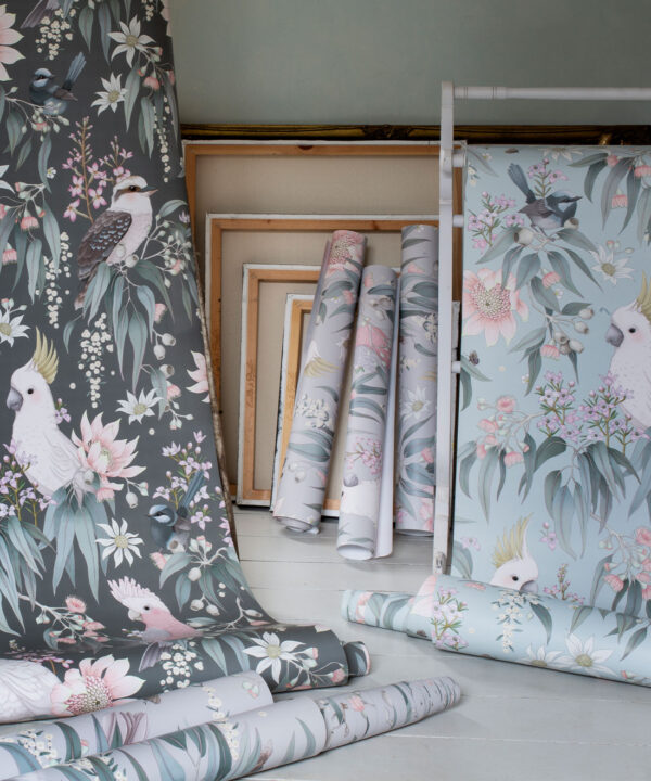 Bush Melody Wallpaper by Fleur Harris • Rolls • Milton & King UK