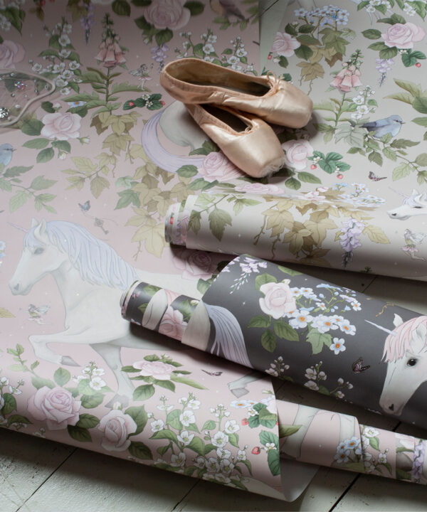 Field Of Dreams • Soft Blue • Roll of Wallpaper